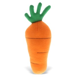 DolliBu Orange Carrot Plush Toy - Super Soft Carrot Plush, Adorable Food Stuffed Plush Toy Carrot, Cute Food Plush Carrot Gift, Huggable Vegetable Plush for Baby, Kids, Teens, and Adults - 6 Inches