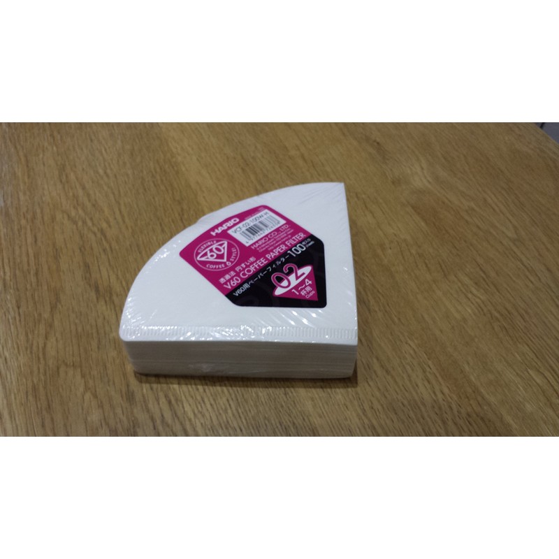 HARIO V60 Papierkaffeefilter GR02 ws, White,VCF-02-100W-H_SML