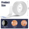 Window Weather Sealing Tape, Transparent Weather Stripping for Doors Windows