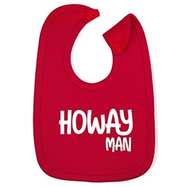 Hippowarehouse howay man cotton baby nursing bib boys girls 35cmx22cm