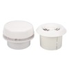 RV Mini Vent Fan White Round Noiseless Compression Resistant Vent