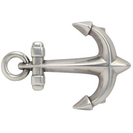 BELTINGER Belt Buckle Anchor 4.0 cm | Buckle Interchangeable Buckle Belt Buckle 40 mm Solid | Interchangeable Belt up to 4 cm, silver