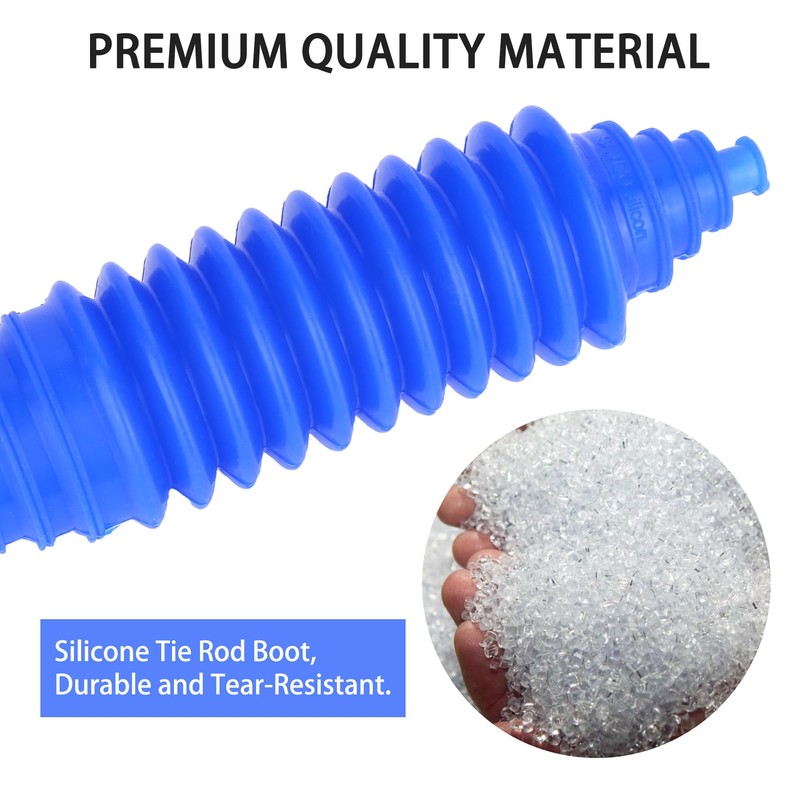 Universal Silicone Rack and Pinion Boot Kit, Dustproof & Waterproof