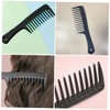 SAFIGLE 2pcs Portable Wide Tooth Hair Detangling Combs Static Travel