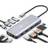 NOVOO USB C Docking Station Triple Monitor, USB C Hub