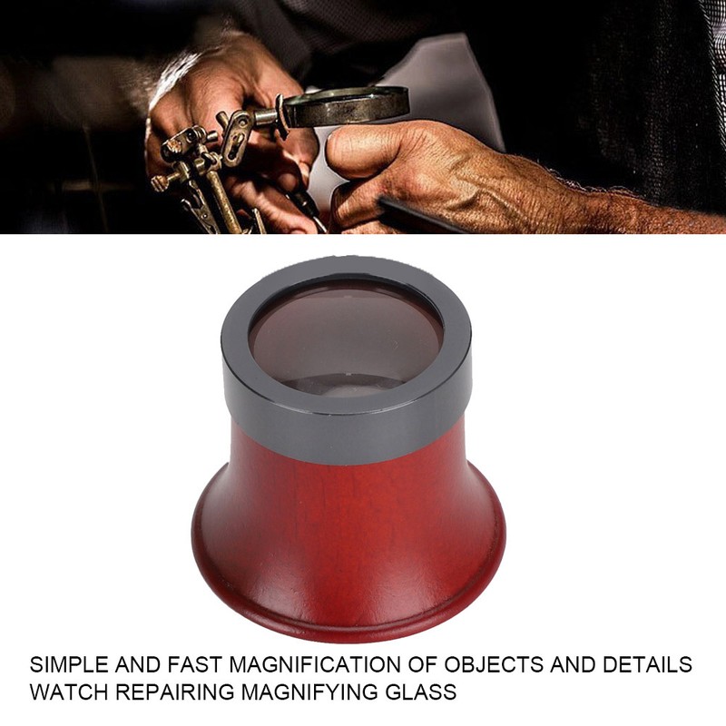 Watch Repairing Magnifying Glass Loupe Watch Repairing Tool for Watchmakers10X