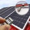 Solar Cable Clips, Solar Panel Cable Clips, Silver Tone Metal