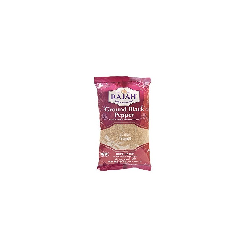 Rajah Pepper Black Ground Pkt - 400G