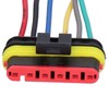 5Pcs Way Car Electrical Connector Waterproof Antiflaming Resilient Antioxidant Automotive