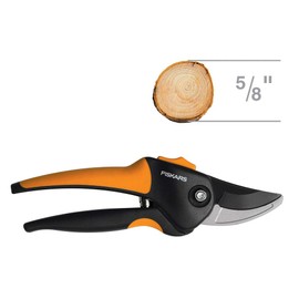 Fiskars 79436997J 79436997 Softgrip Bypass Pruner, Black/Orange