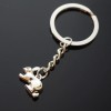 Unbranded 3D Cute Bunny Rabbit Cottontail Silver Pendant Charm Keychain
