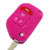 Silicone Remote Key Fob Case Covers Protectors for Jeep Wrangler