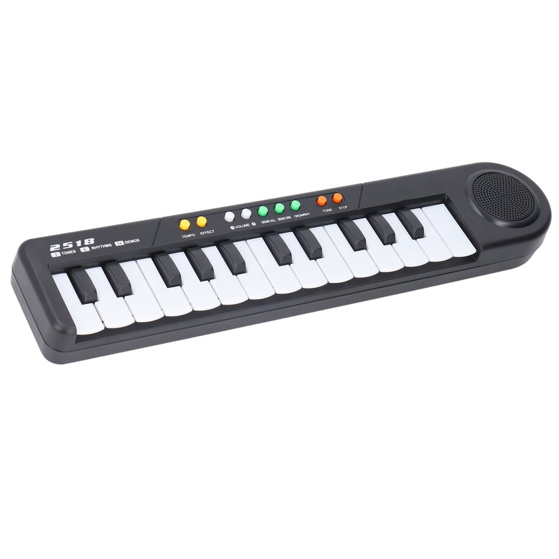 25 Keys Piano Keyboard Adjustable Tones Electronic Kids Keyboard Music