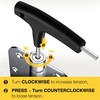 KOLET Self Closing Door Hinges, 3.5 x 3.5 Inches Door