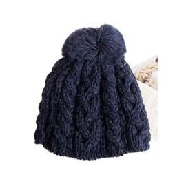 Home Tea Cozies for Home Tea 2 Cups 200 ml, Denim, Made in the UK, 100% Wool, Cable Knitting, Pot Cover, Carefully Knitted, Gently Envelle the Colognized Form of Teapot, HIGHLAND2000