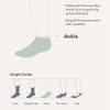 Boody Sports Ankle Socks, White / 34-40
