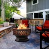 Yaheetech Fire Pit Fire Pits for Outside 24in Hex Shaped