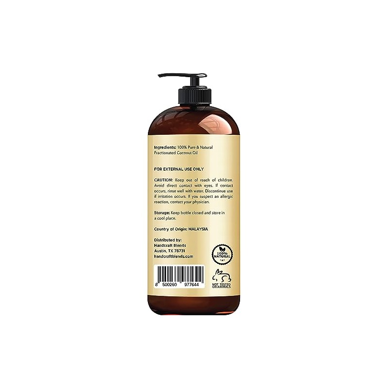 Handcraft Blends - Aceite de Coco Fraccionado 100% Puro 16