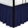 Biscaynebay Wrap Around Bed Skirts with Split Corners for Full