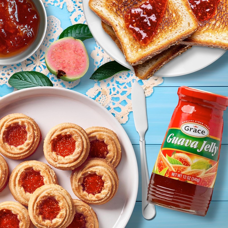 Grace Guava Jelly 12oz - 2 Jars - Tropical Guava