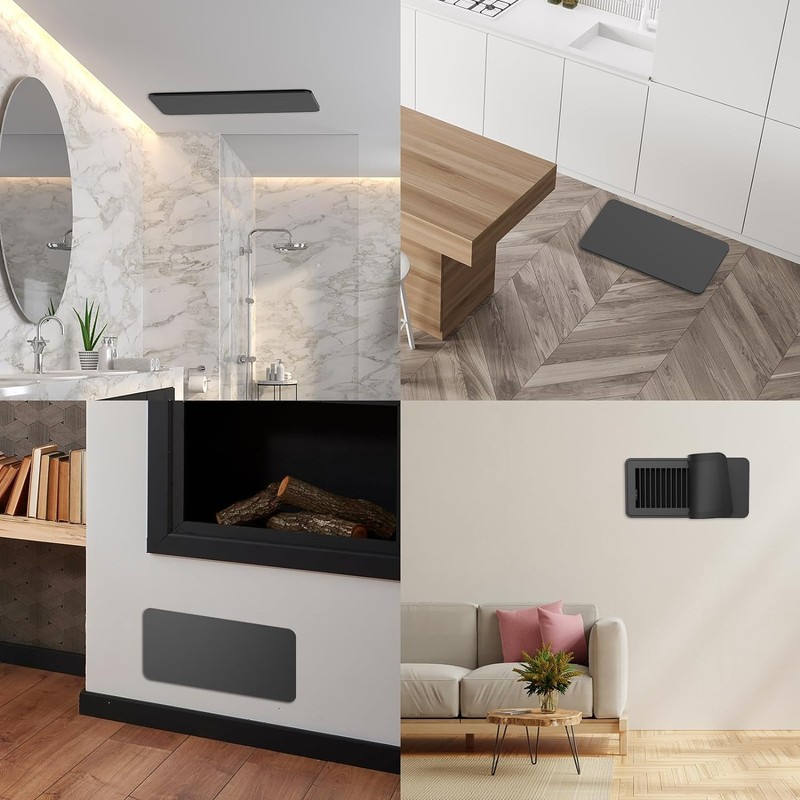 Magnetic Vent Covers (4 Pack) Vent Covers for Home Floor,