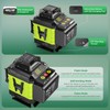 16 Line Laser Level 360 Self Leveling, 4x360°Professional 4D Green