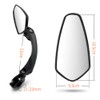 Bike Mirror Handlebar Mount Riding Rearview Mirror Adjustable Rotatable Safety