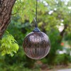 5.9in Solar Lantern Garden Garden LED Solar Hanging Lights Round