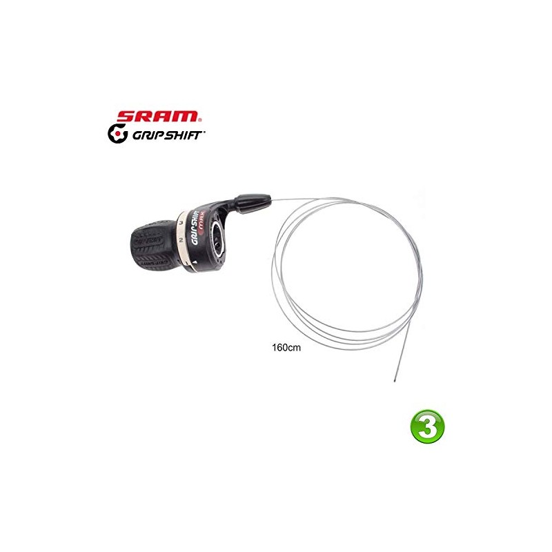 Sram Drehgriffschalter MRX Grip Shift 3x 6-Speed Gear Cable 01080217