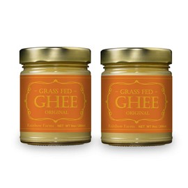 Ghee Butter 9 ounce by Rainbow Farms - Quality Clarified Butter Fat from Pasture-Raised French Sevre Butter, Non-GMO