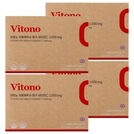 Vitono Dr. Lee Wang-jae Mega Vitamin C 3000mg, 270g, 4 boxes / 비토노 이왕재박사 메가 비타민C 3000mg, 270g, 4박스