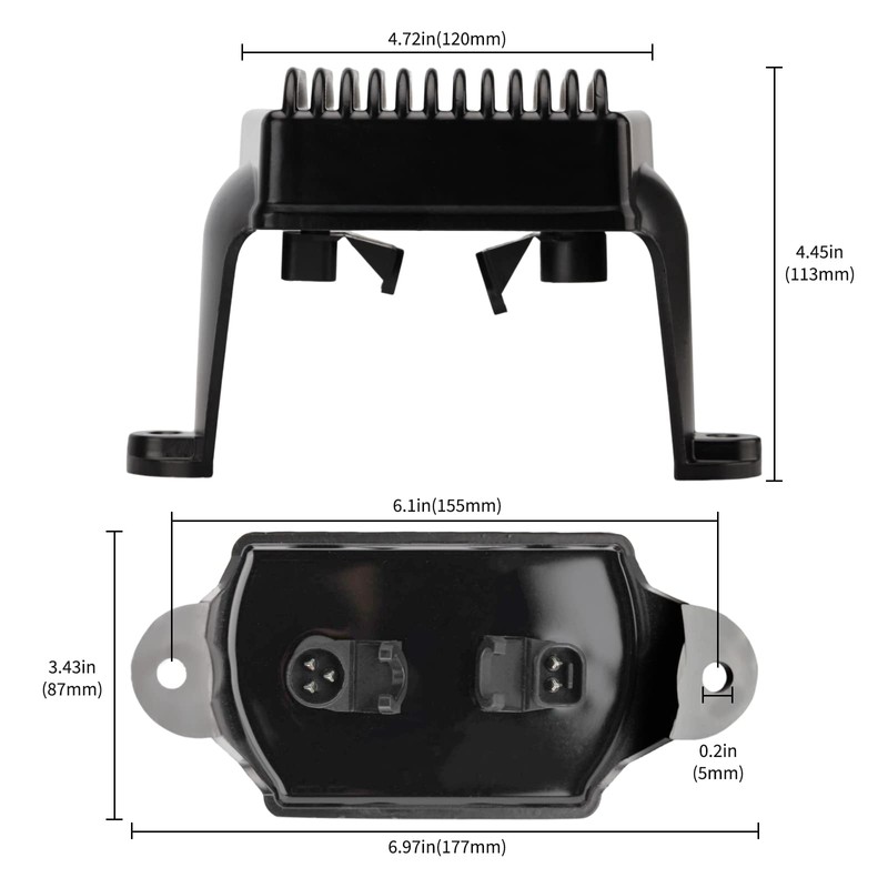 VG MOTO 74505-09 Voltage Regulator Rectifier 74505-09A Alternator Compatible with