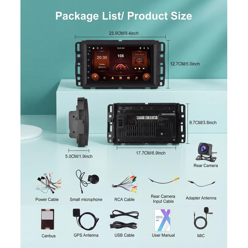 Android Car Stereo for Chevy Silverado GMC Sierra Yukon 2007-2013