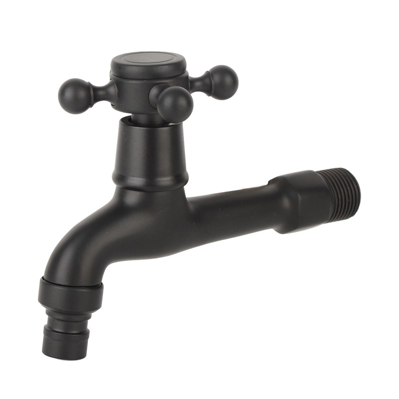 G1/2in Wall‑in Antique Brass Faucet Washing Machine Single Cold Water