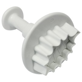 PME HL543 Veined Holly Leaf Plunger Cutter, Large Size, White