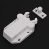 10pcs Heavy Duty Earthquake Cabinet Latch Touch Release White Shape