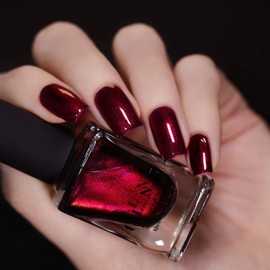 ILNP Dear Santa - Deep Burgundy Duochrome Nail Polish