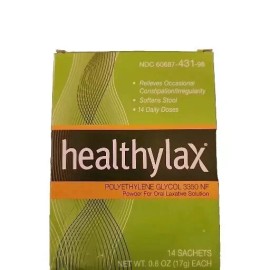 Healthylax Polyethylene Glycol Powder Sachets 14ct