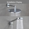 LUOFANT Shower Head Elbow Adapter, Shower Arm Elbow Adapter for