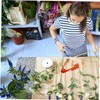 Kisangel 2pcs Rose Piercing Pliers Thorn and Leaf Remover Flower