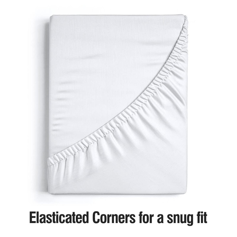 MistyMorning Fitted Sheet, Soft & Premium quality Bedding & Linen,