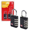 Amtech T1135 4 Digit Combination Travel Lock Set (2PC)