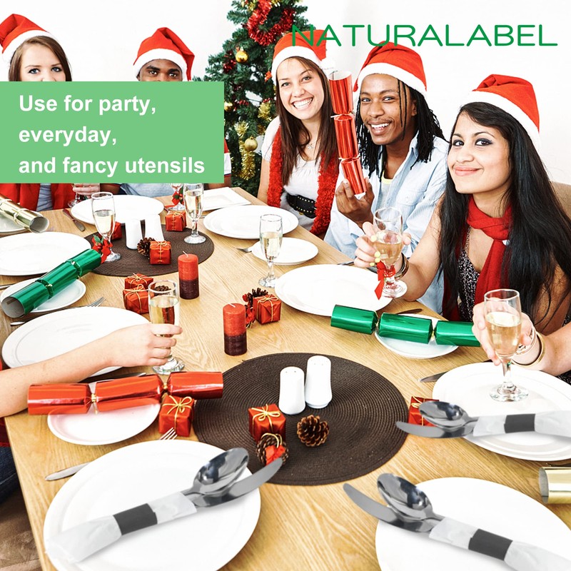 NATURALABEL Standard Napkin Band, Paper Napkin Rings Self Adhesive 2000-Count