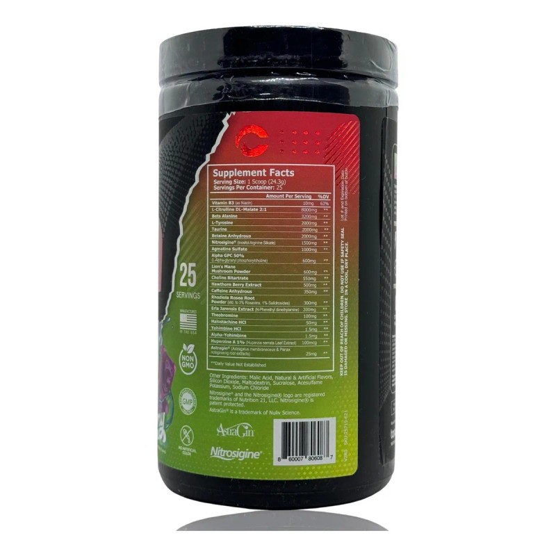 Stim Xtreme 2.0 Preentreno 25 Serv Sour Gummy Tonificare