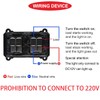 MKBKLLJY Inline Cord Switch IP66 Waterproof Switch Box DPST 12V