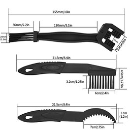 4 St√ºck FahrradKetten Motorradketten Reinigungsb√ºrste Kit, Fahrrad Motorrad Kettenreiniger Saubere B√ºrste, Kettenb√ºrste, Kettenreinigungsb√ºrste f√ºr MTB Mountainbike Fahrrad Motorrad