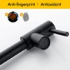 Fransiton Matte Black Pot Filler, Pot Filler Faucet Wall Mount,