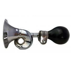 Classic Cycle Posthorn Ball Horn Chrome Plated with Rubber Horn Ball