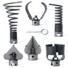 Dusledel 7PCS Drain Cutter and Auger Attachment Set Compatible with