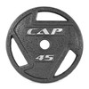 CAP Barbell 45 lb Olympic 2-Inch Cast Iron Grip Weight